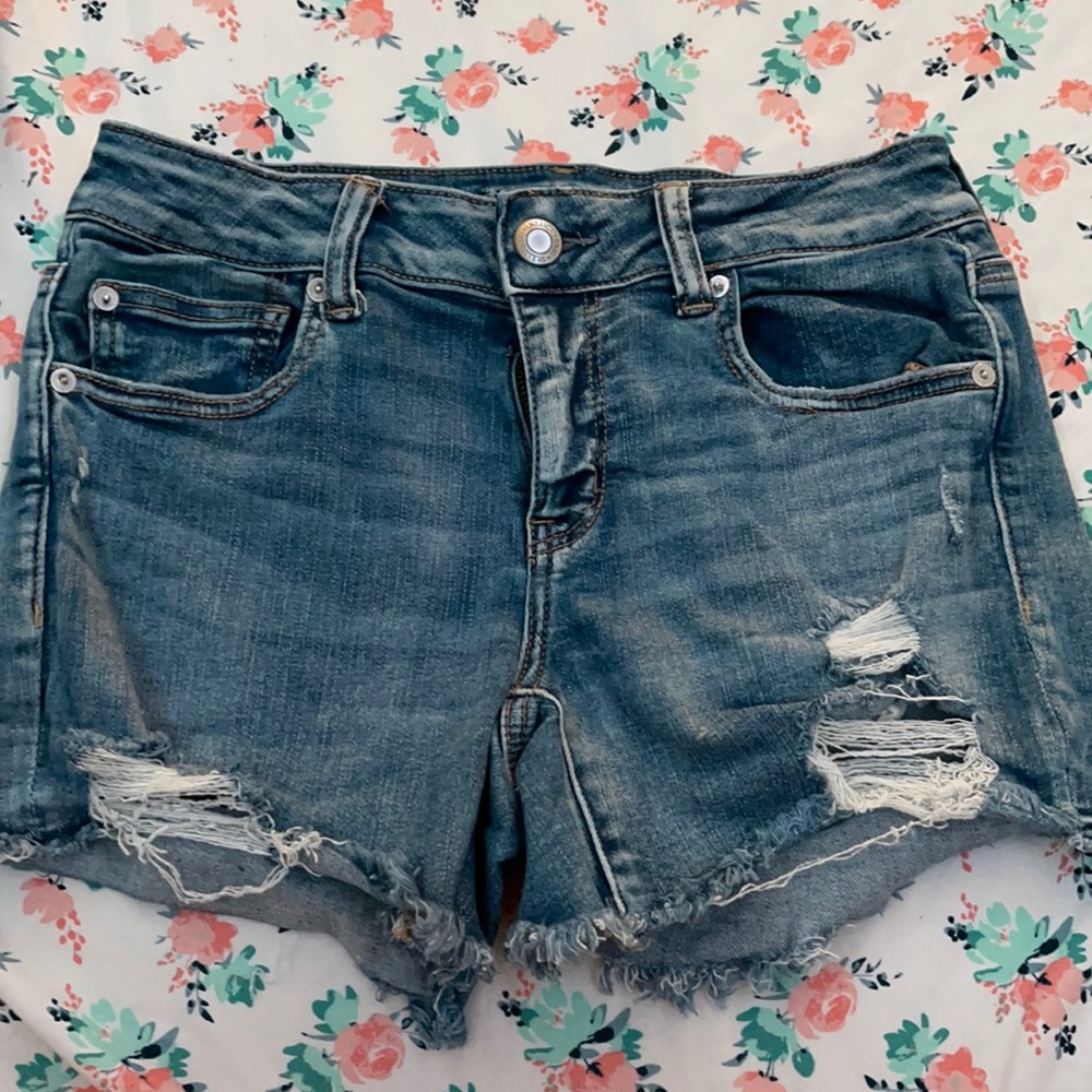 American eagle jean shorts